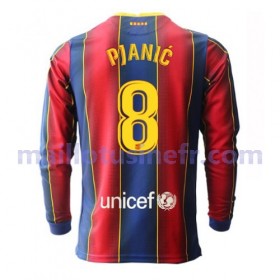 Maillot de Foot FC Barcelone Miralem Pjanic 8 Domicile 2020-21 Manches Longues